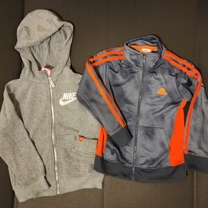 Boys Hoodie/Jacket Lot (Size 5) Nike/Adidas